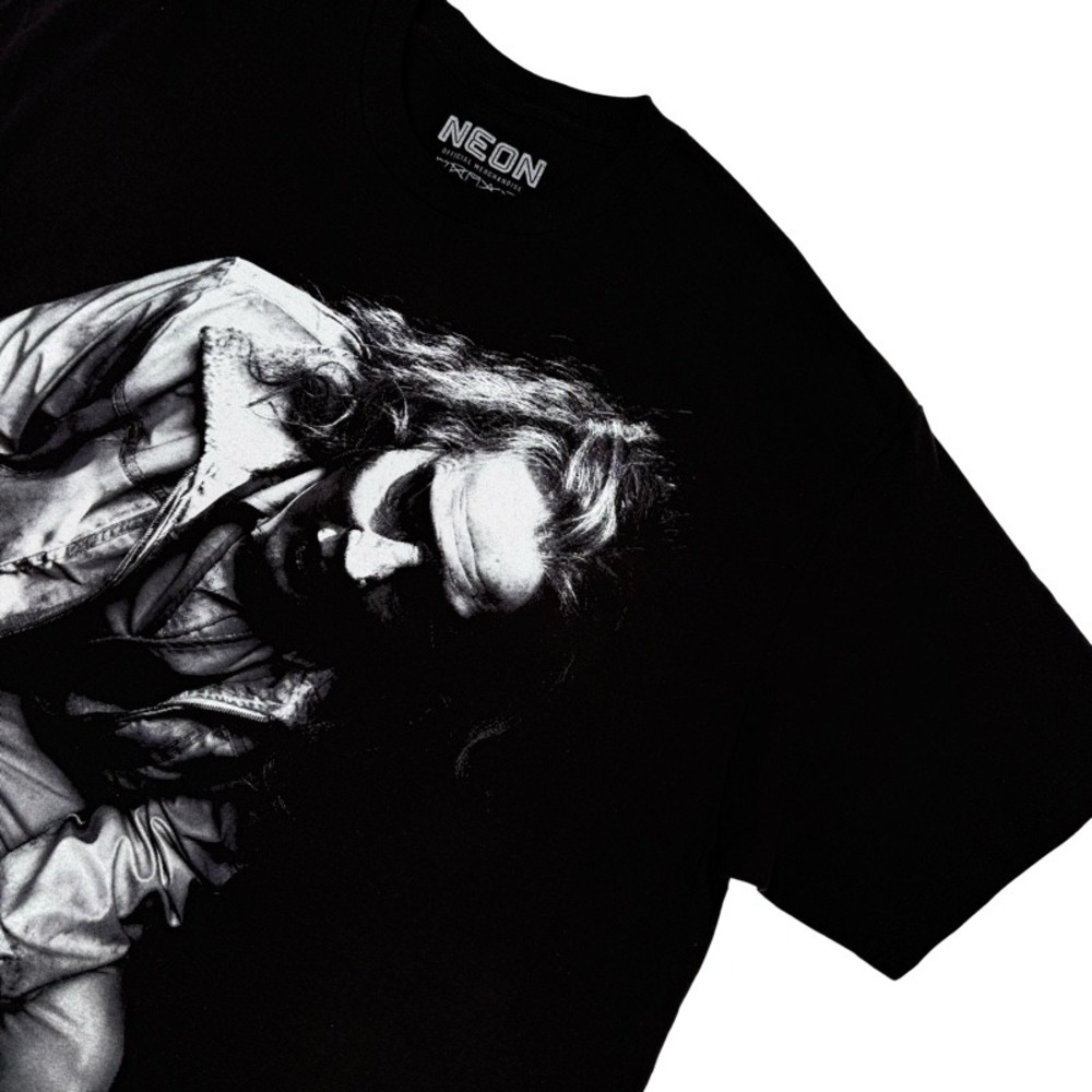 NEON XL Longlegs Movie T-Shirt Black Nicolas Cage Horror Graphic Tee Promo Joker